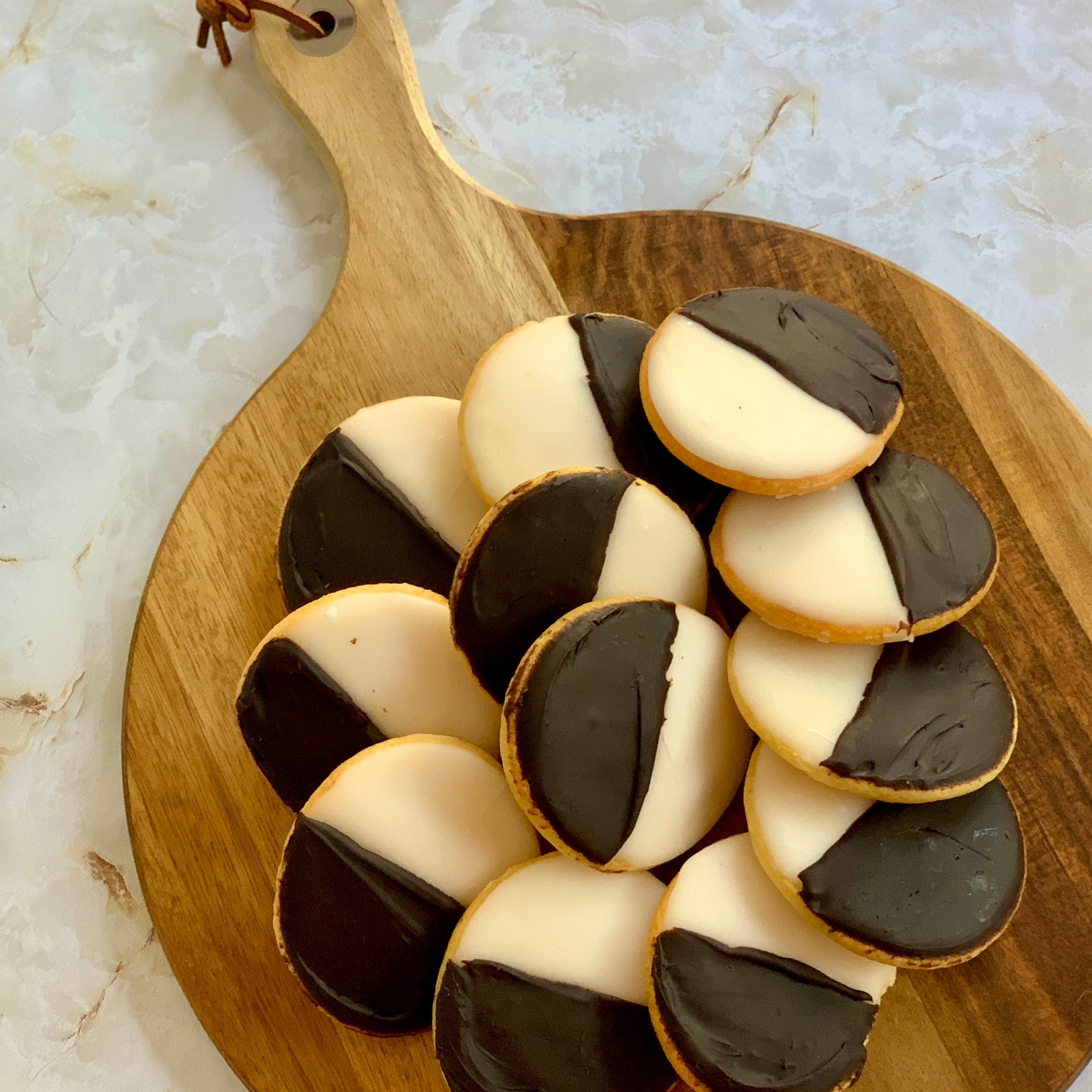 Authentic Black and White Cookies