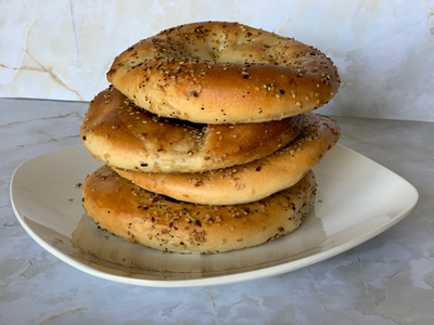48 Kosher New York FLAT Bagels (4 Dozen)